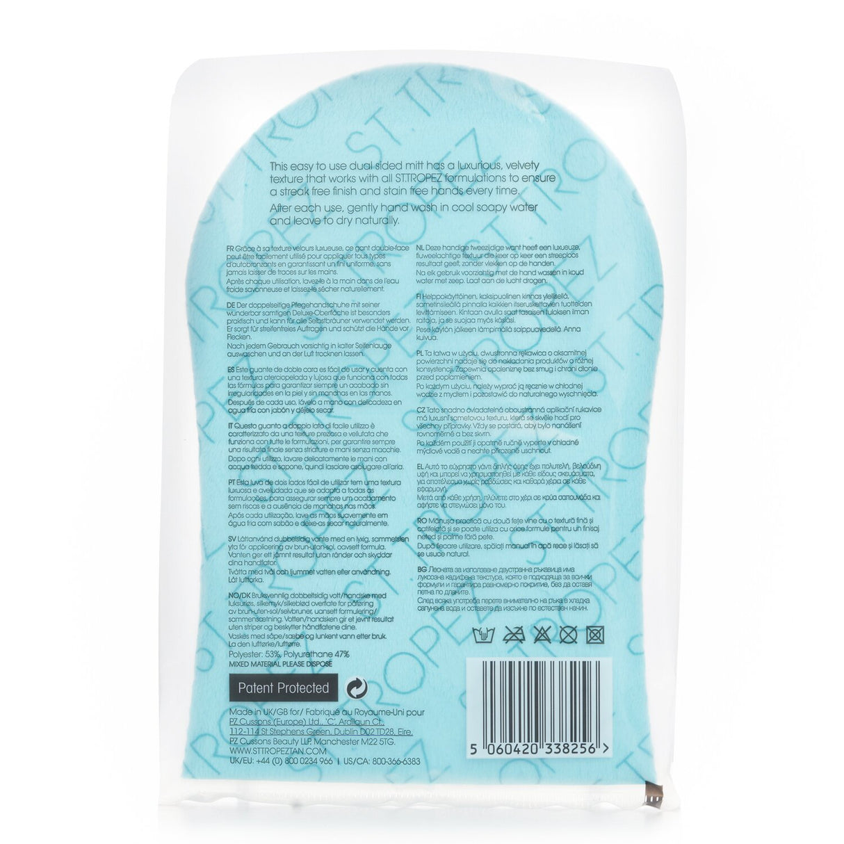 St. Tropez Prep & Maintain Dual Sided Velvet Luxe Applicator Mitt 1pc