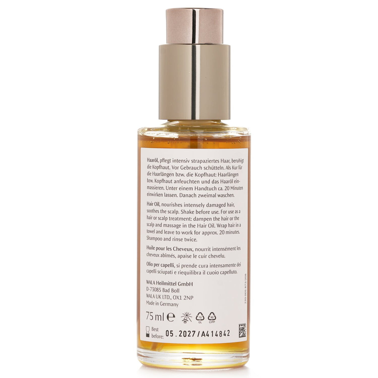Dr. Hauschka Hair Oil 75ml/2.5oz