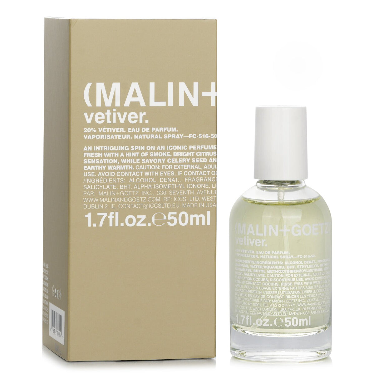 MALIN+GOETZ Vetiver Eau De Parfum Spray 50ml/1.7oz