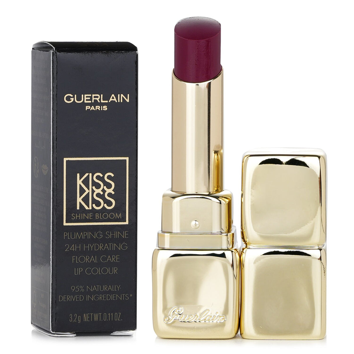 Guerlain - KissKiss Shine Bloom Lip Colour - # 829 Tender Lilac - 3.2g/0.11oz