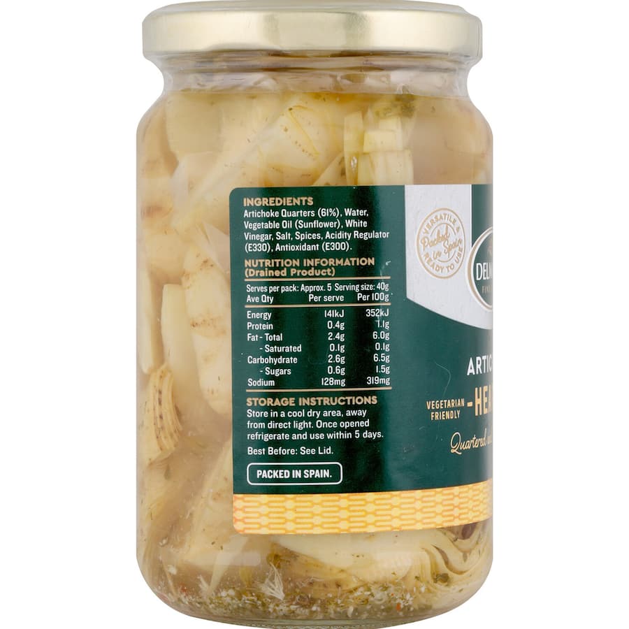 Delmaine Artichokes Marinated 340g
