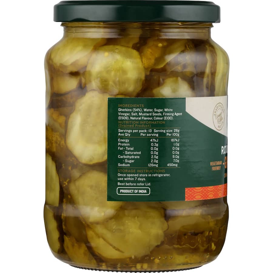 Delmaine Gherkins Round Sliced 670g