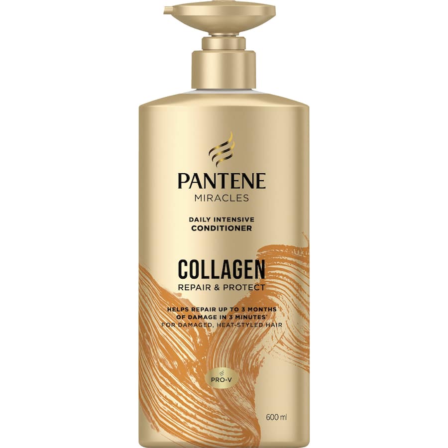Pantene 3 Minute Miracle Conditioner Collagen Repair & Protect 600mL