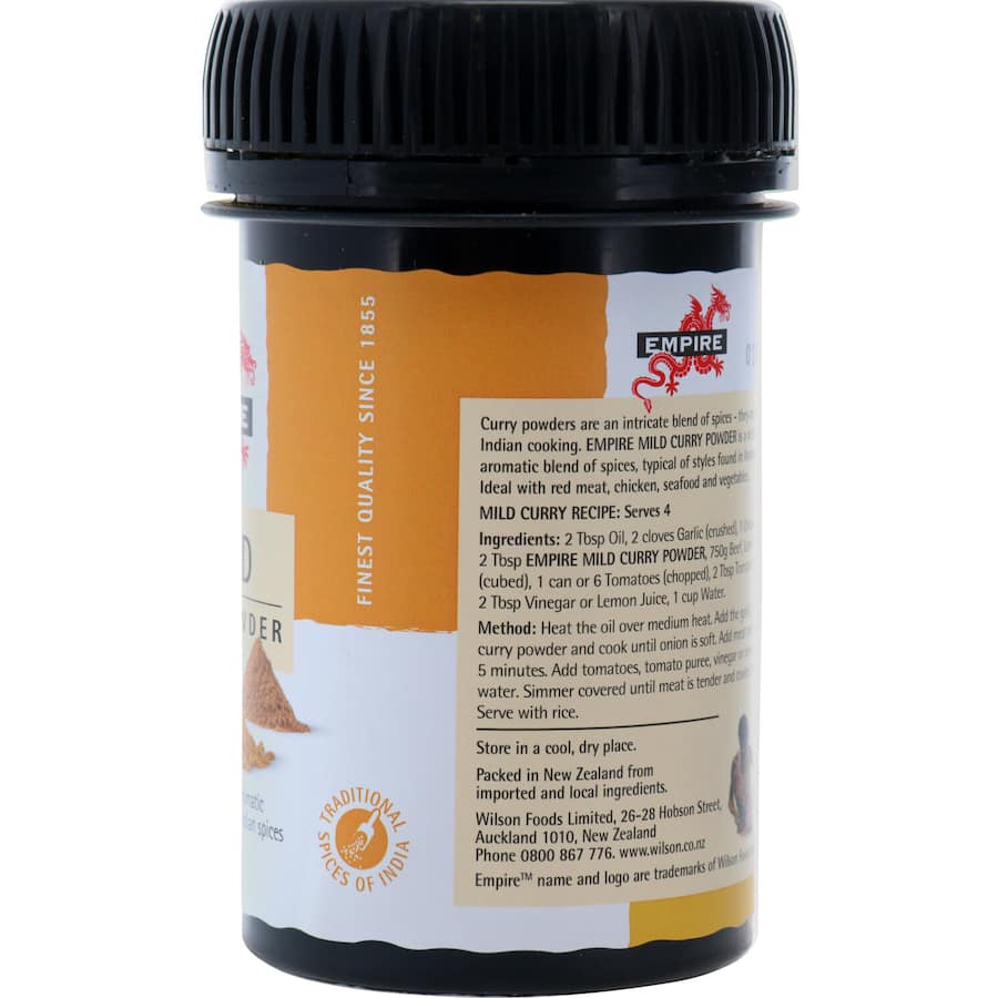 Empire Curry Powder Mild Indian Drum 100g