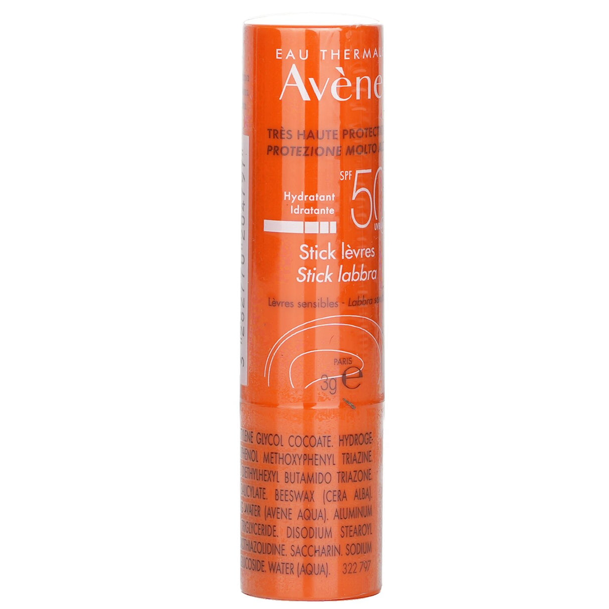 Avene - Very High Protection Lip Balm SPF 50 (For Sensitive Lips) - 3g/0.1oz