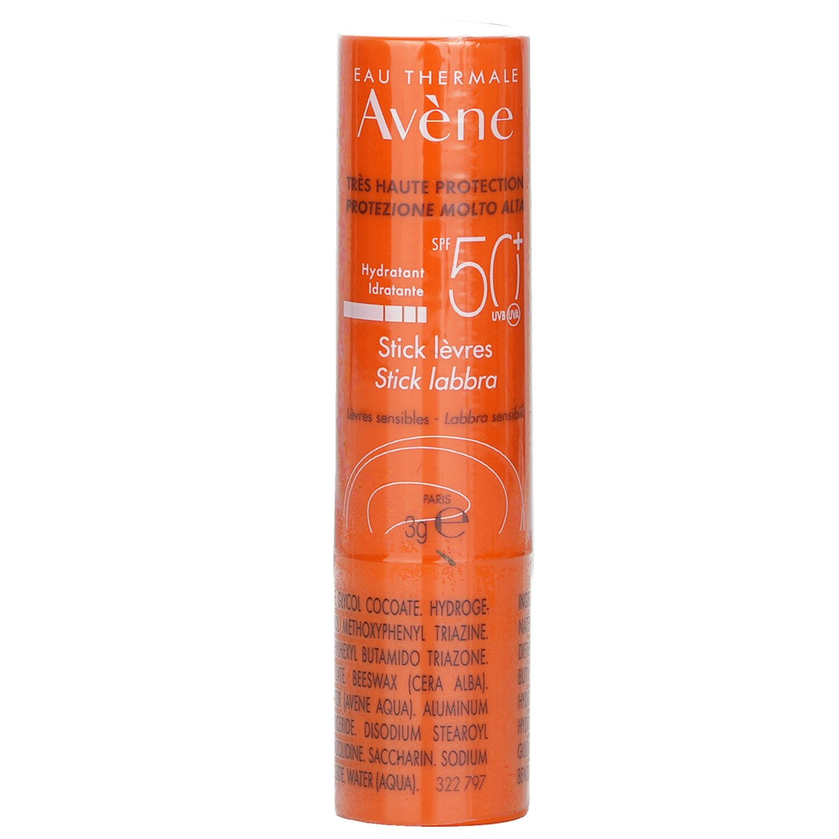 Avene - Very High Protection Lip Balm SPF 50 (For Sensitive Lips) - 3g/0.1oz