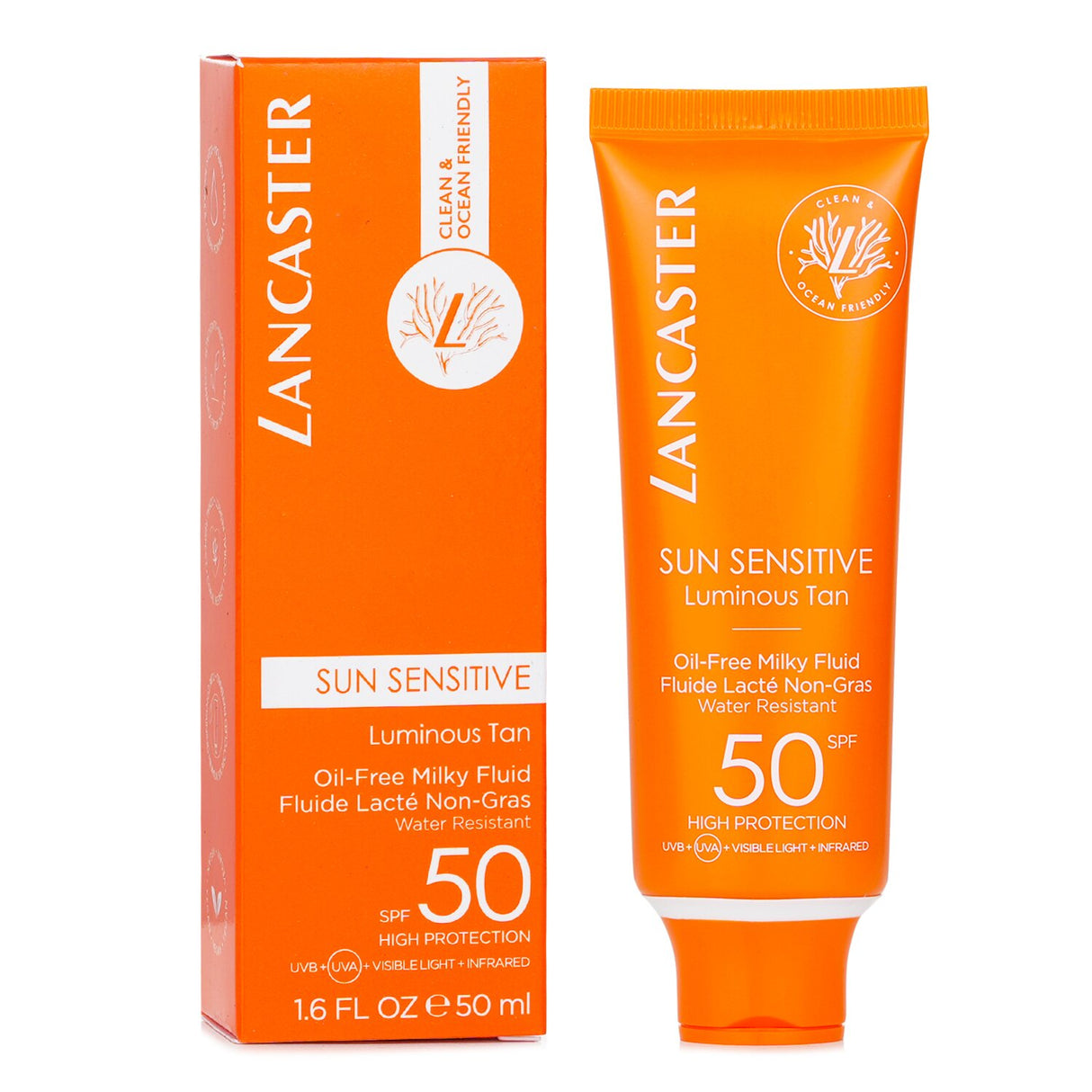 Lancaster - Sun Sensitive Luminous Tan - Oil-Free Milky Fluid SPF50 - 50ml/1.6o