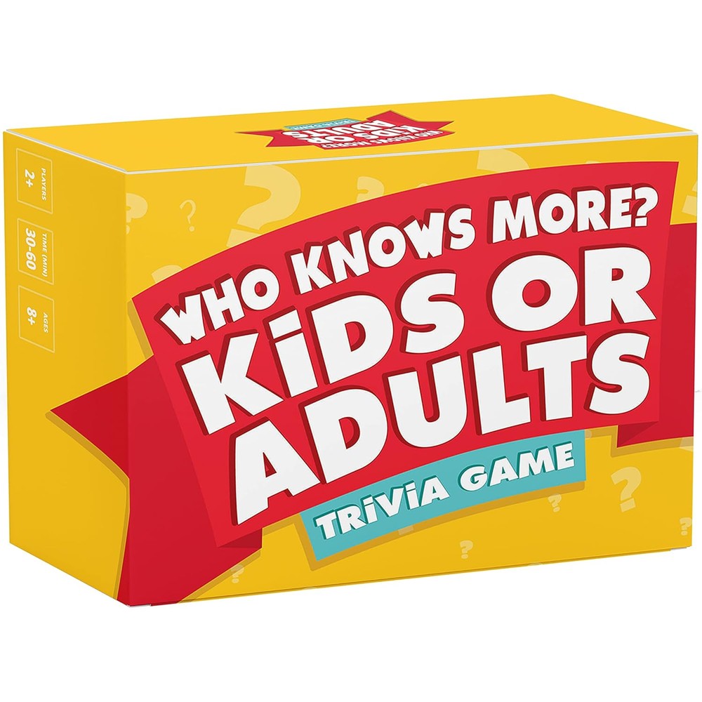 Who Knows More; Kids or Adults? Board Game