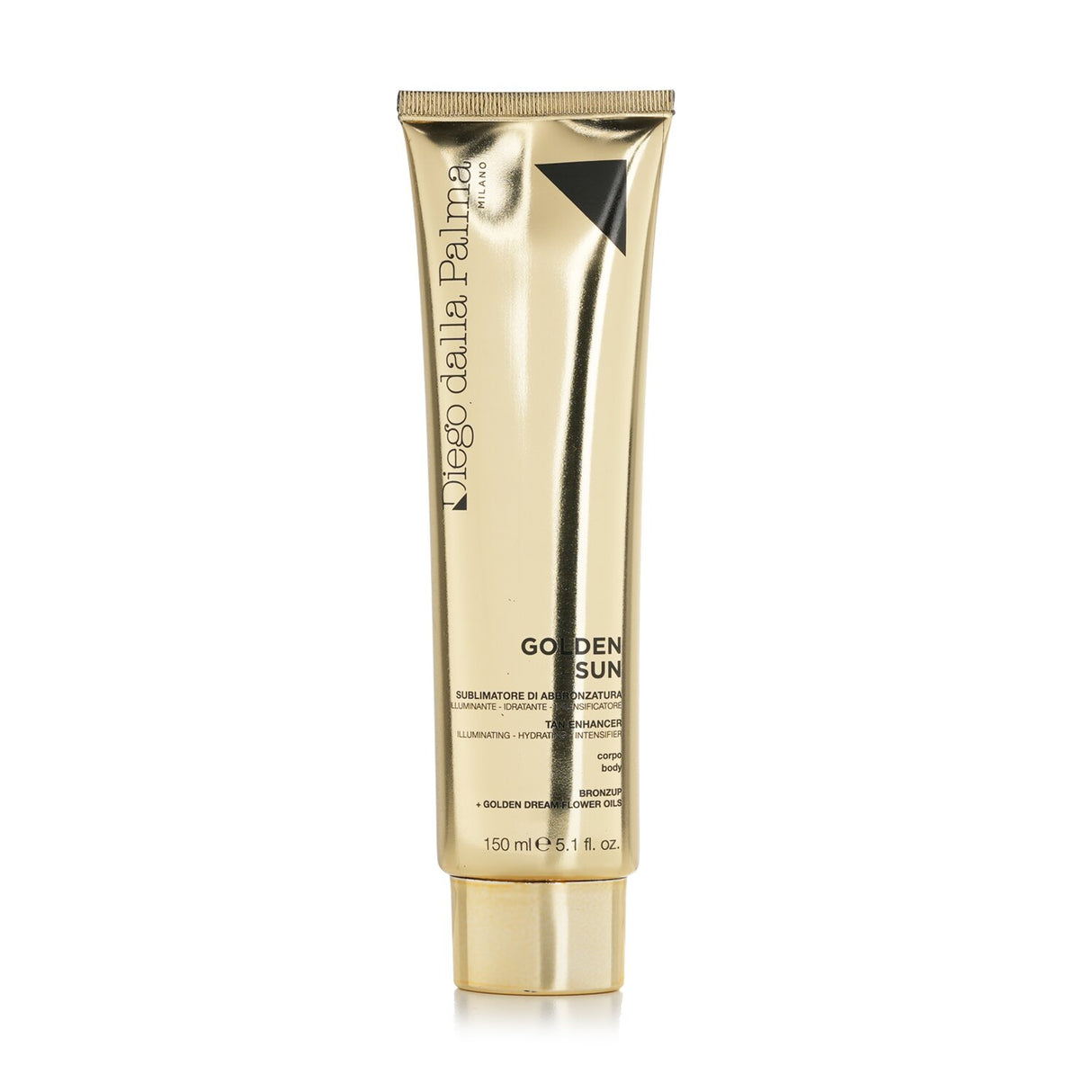 Golden Sun Tan Enhancer by Diego Dalla Palma, a 150ml body cream that nourishes, hydrates, and enhances your sun-kissed glow.