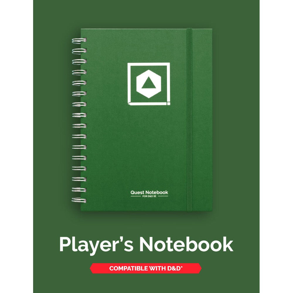Dungeons & Dragons Character Quest Notebook - Wild Green Board Game