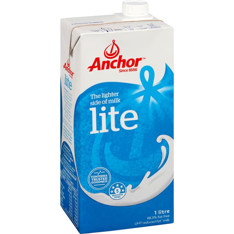 Anchor Uht Milk Lite Blue Ctn 1L