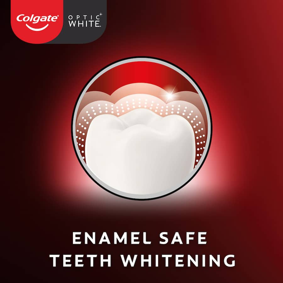Colgate Optic White Toothpaste Whitening Vividly Fresh Tube 80g