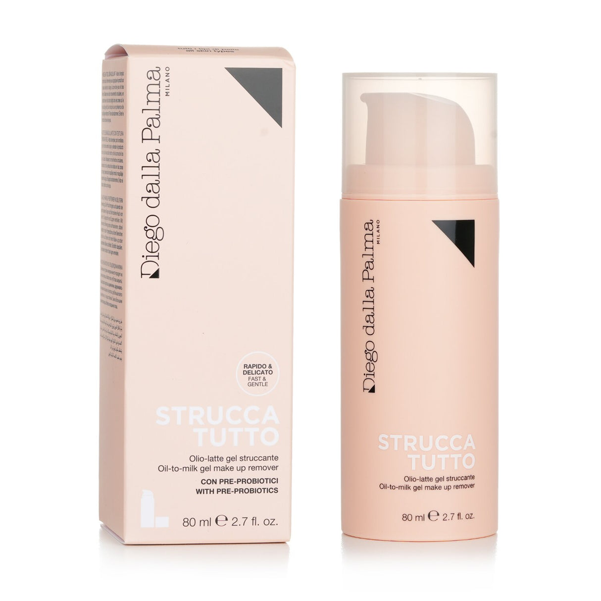 Oil-to-milk gel makeup remover in 80ml, gently melts away makeup and impurities, infused with lavender and Vitamin E.
