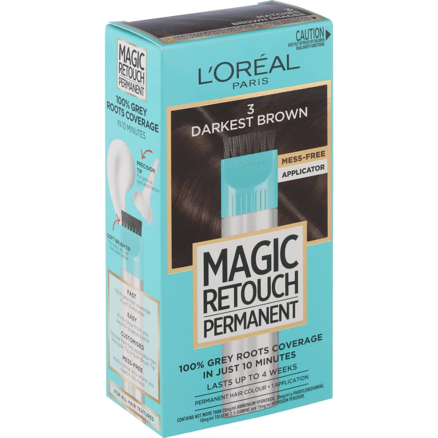 L'oreal Paris Magic Retouch Permanent Hair Colour Darkest Brown