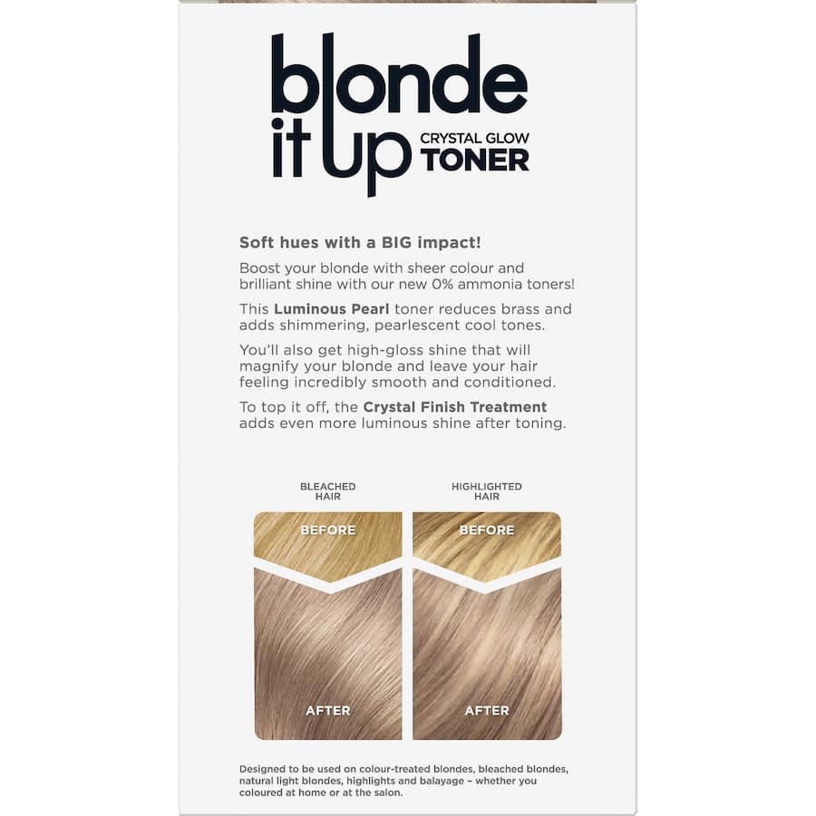 Clairol Blonde It Up Hair Colour Crystal Glow Luminous Pearl 1pack