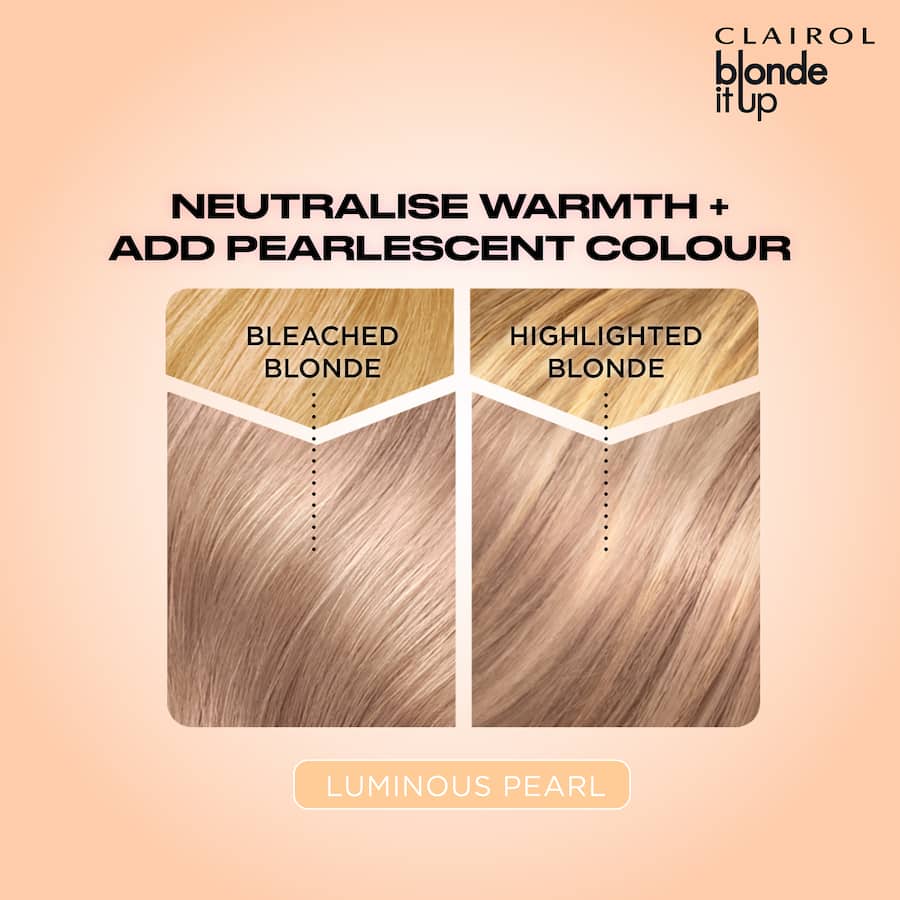 Clairol Blonde It Up Hair Colour Crystal Glow Luminous Pearl 1pack