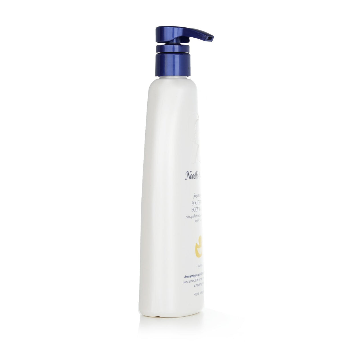 Fragrance-free, dermatologist-tested body wash for sensitive skin, ideal for daily use on all ages, including newborns.