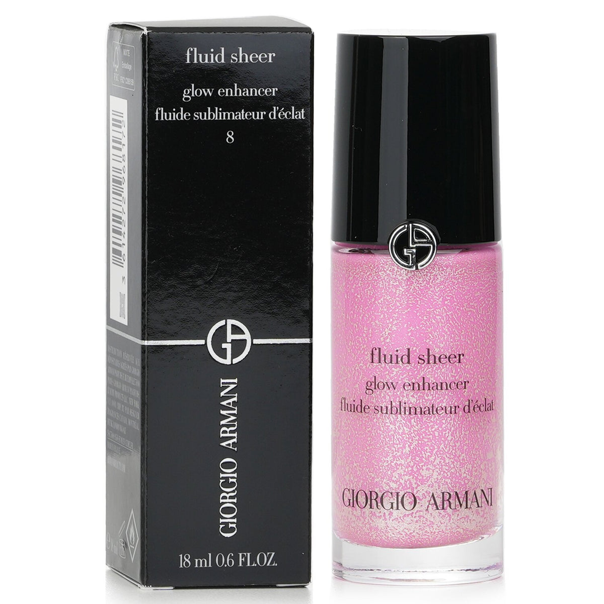 Giorgio Armani Fluid Sheer Glow Enhancer (Mini) - # 08 Pink 18ml/0.6oz