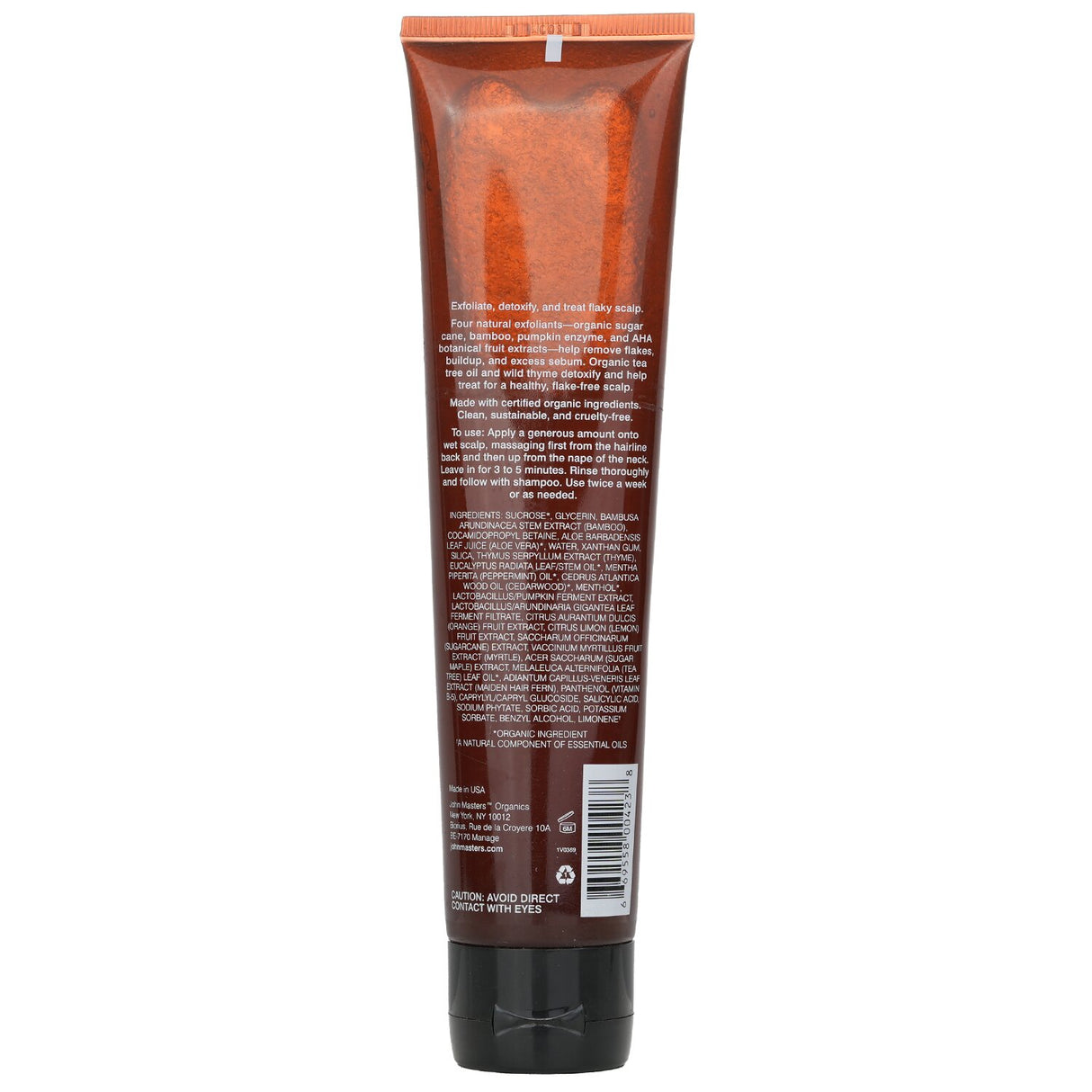 John Masters Organics Scalp Exfoliating Scrub With Sugar Cane & Tea Tree Oil