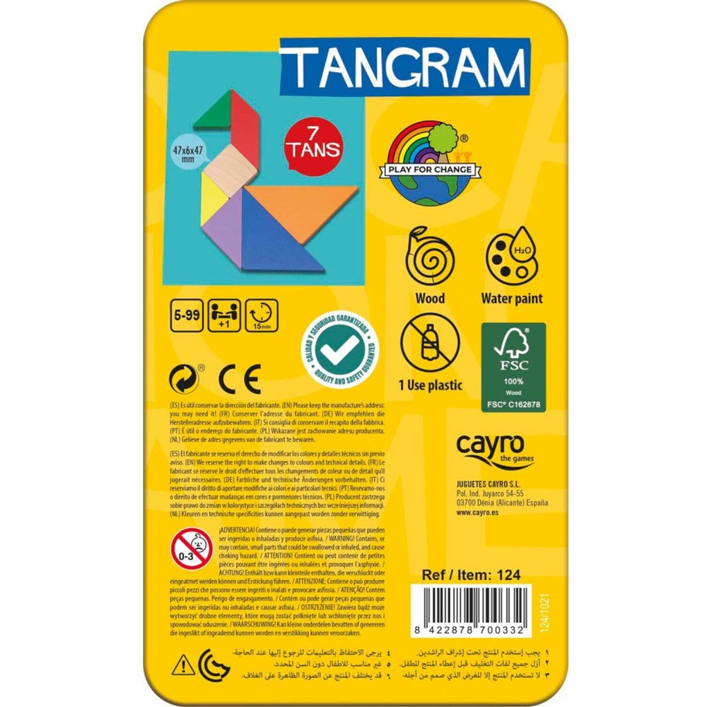 Tangram In Metal Tin (Cayro)