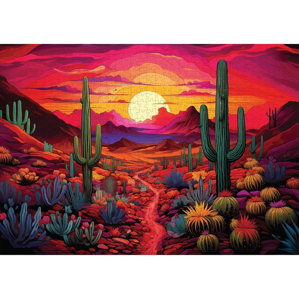 Puzzle - Trippy Puzzles - 1000 Piece Jigsaw Desert Daze