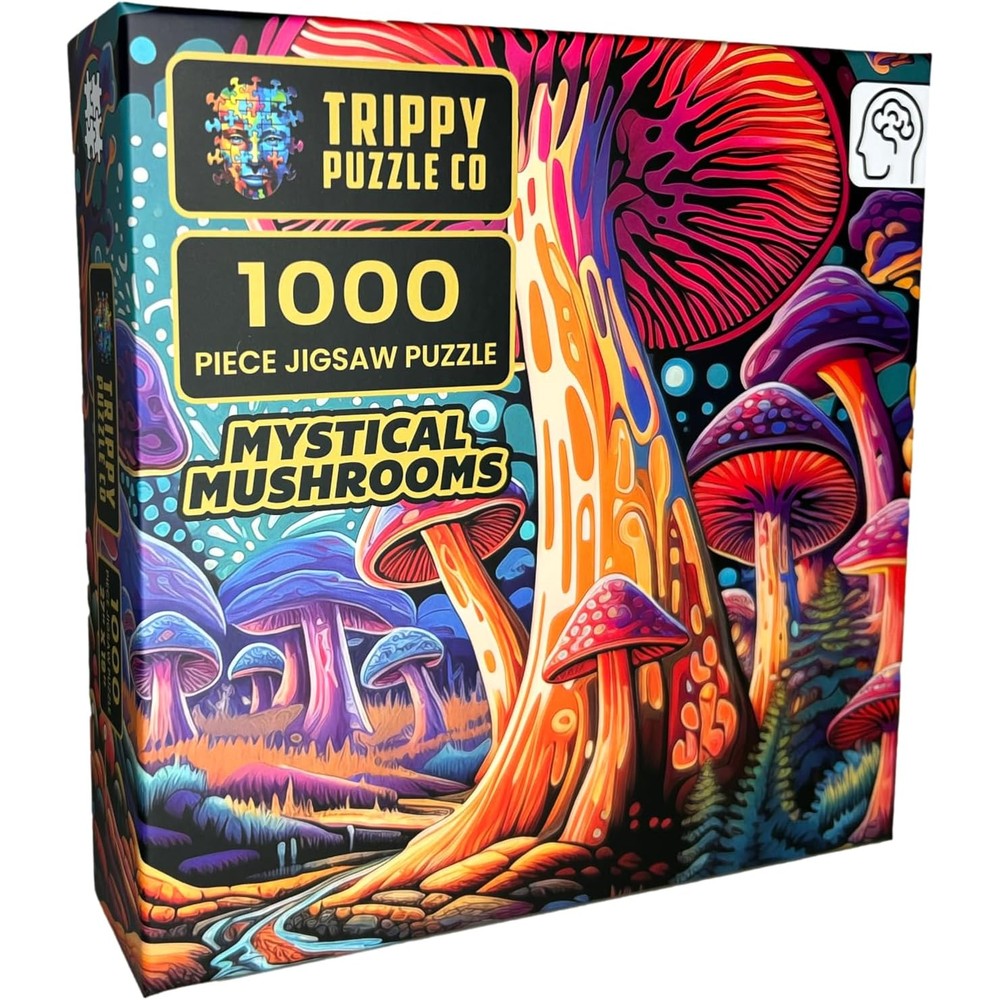 Puzzle - Trippy Puzzles - 1000 Piece Jigsaw Mystical Mushrooms