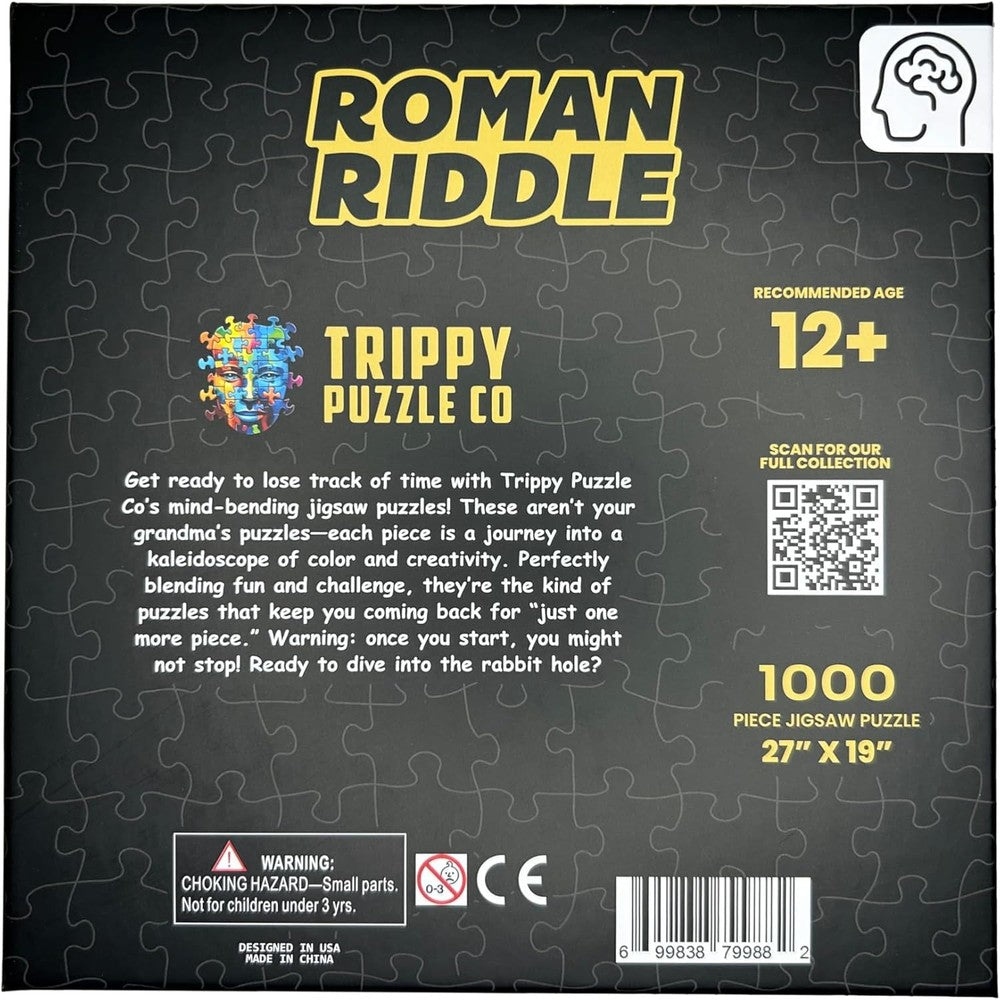 Puzzle - Trippy Puzzles - 1000 Piece Jigsaw Roman Riddle