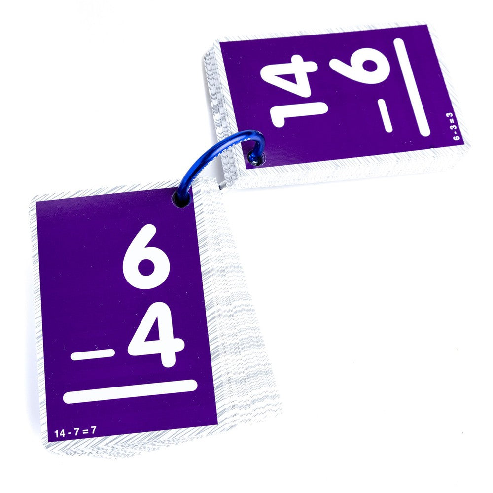Flash Cards Subtraction - Board Game