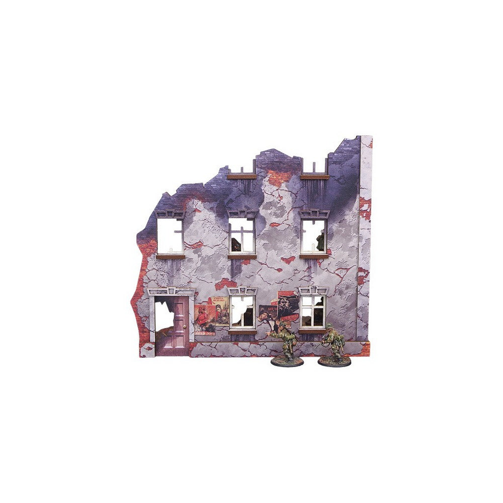 Micro Art Studio - WW2 Ostfront Stalingrad Univermag Left PREPAINTED [28mm/1