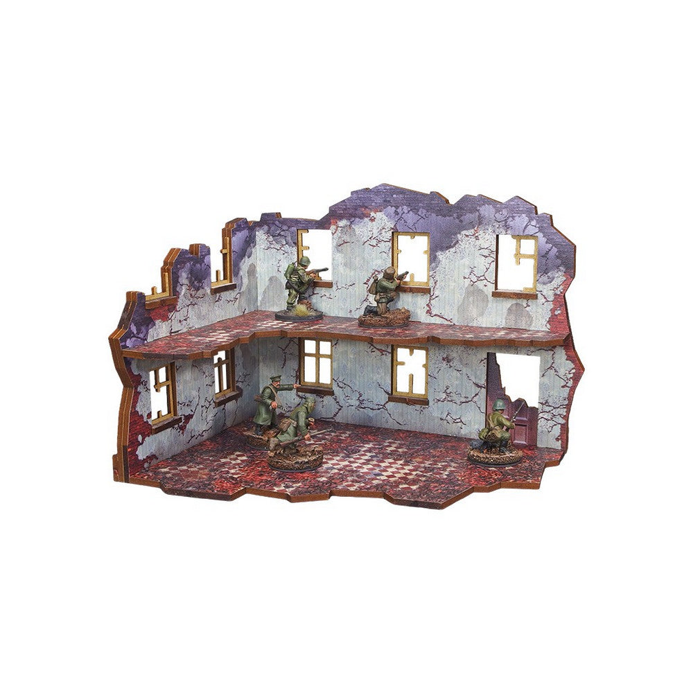 Micro Art Studio - WW2 Ostfront Stalingrad Univermag Right (1) PREPAINTED