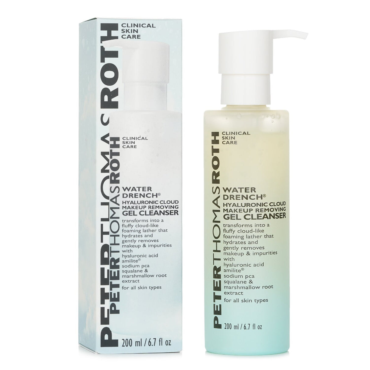 Peter Thomas Roth Water Drench Hyaluronic Cloud Makeup Removing Gel Cleanser 200