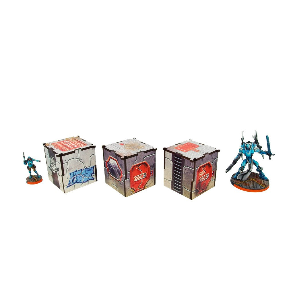 Micro Art Studio - Infinity Scenery - Precinct Sigma Sheds (3) PREPAINTED (grey)