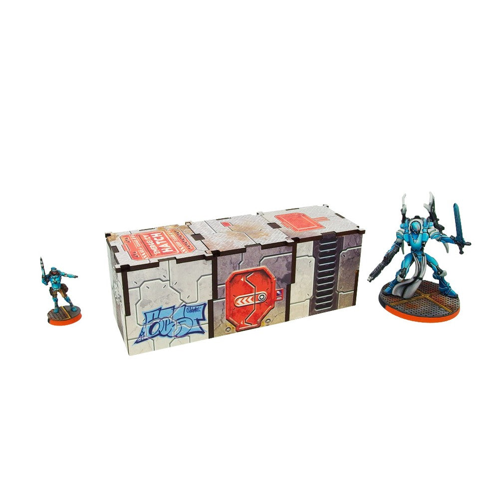 Micro Art Studio - Infinity Scenery - Precinct Sigma Sheds (3) PREPAINTED (grey)