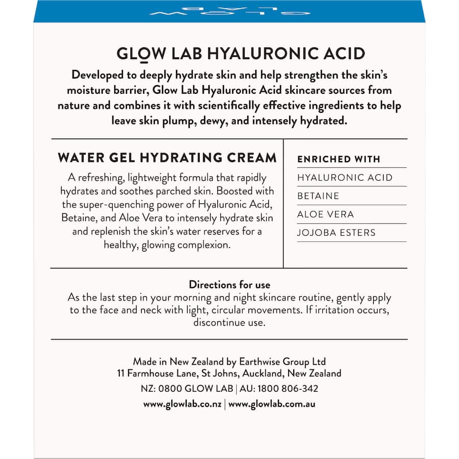 Glow Lab Water Gel Hydrating Cream 50g