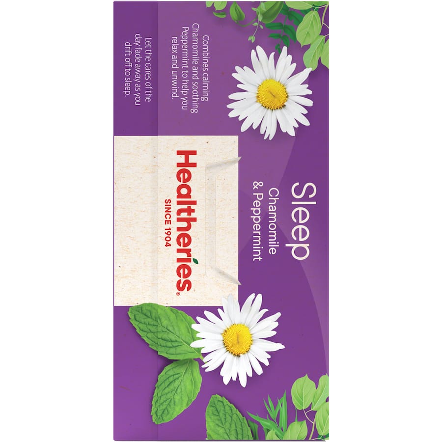 Healtheries Sleep Herbal Tea Chamomile & Peppermint Bags 20pack