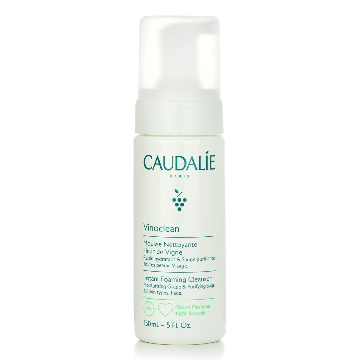 Caudalie - Vinoclean Instant Foaming Cleanser - 150ml/5oz