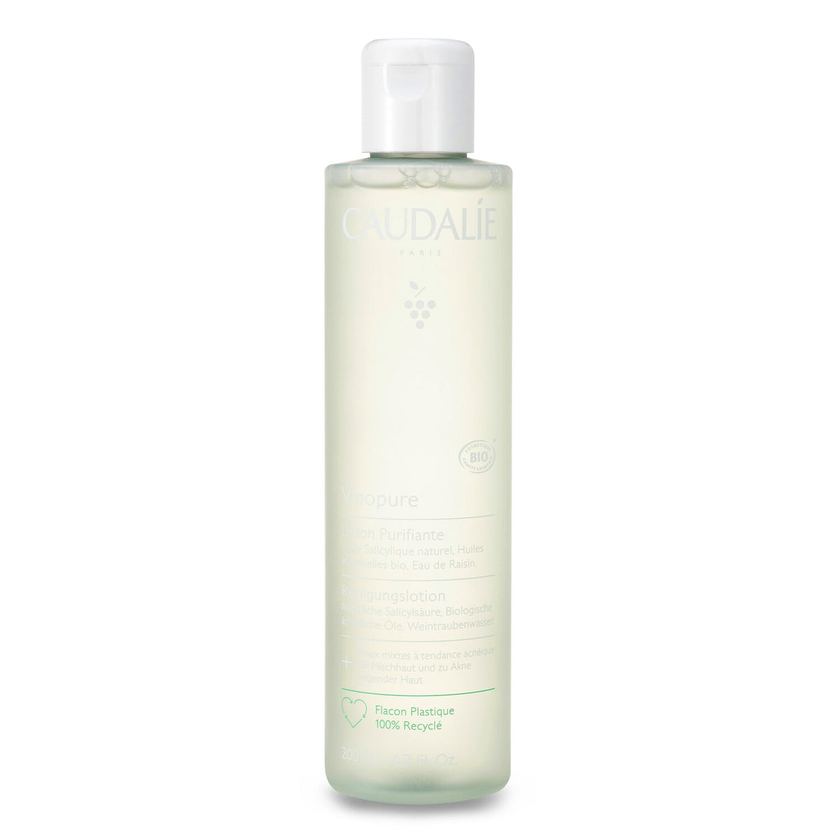 Caudalie - Vinopure Purifying Toner - For Combination to Acne-Prone Skin - 200m