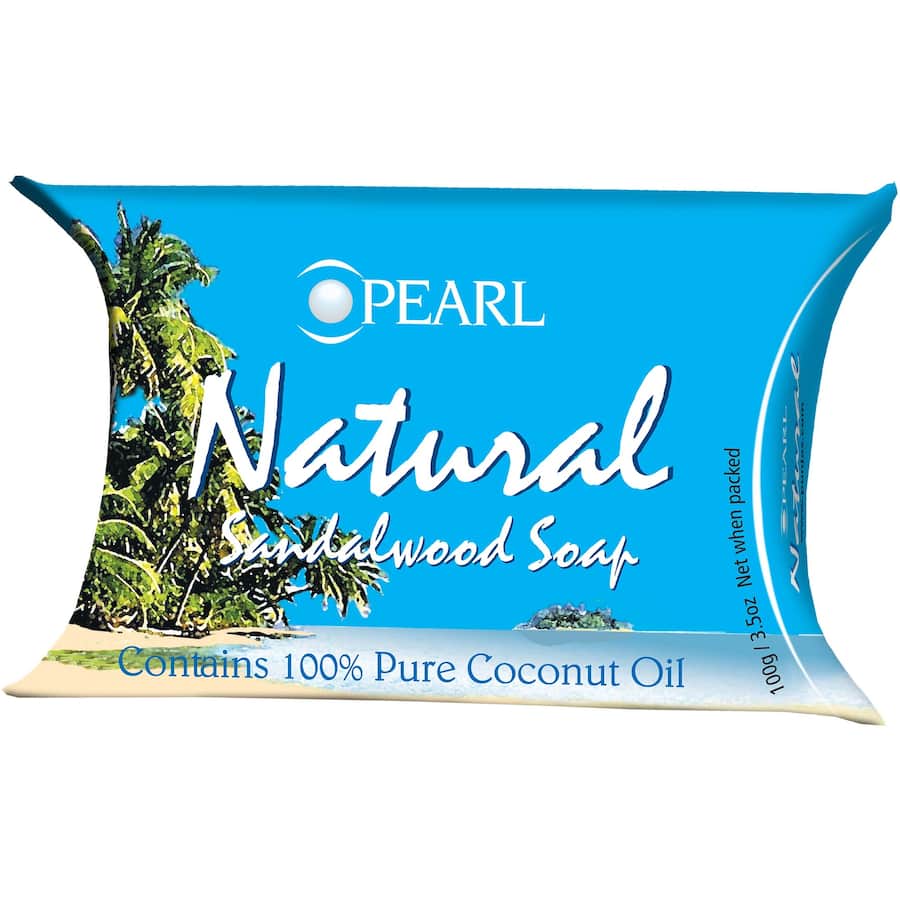 Pearl Soap Natural Sandalwood Bar 100g