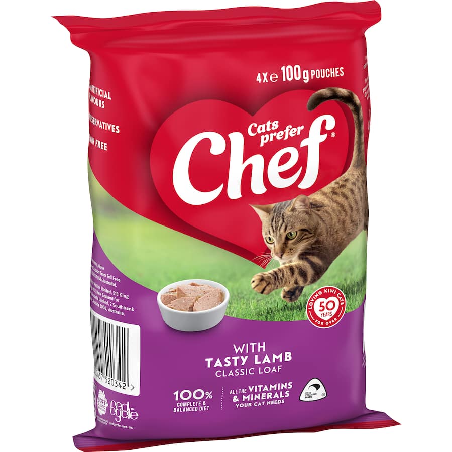 Chef Classic Wet Cat Food Tasty Lamb - Smartfox