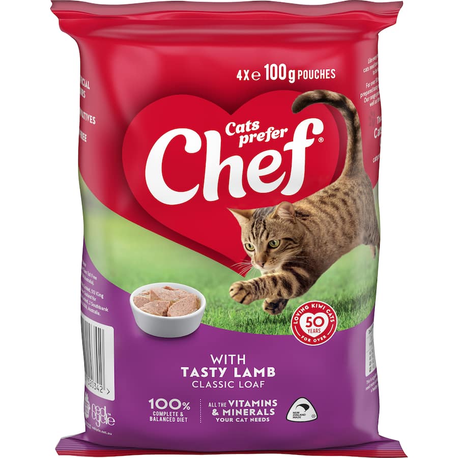 Chef Classic Wet Cat Food Tasty Lamb - Smartfox