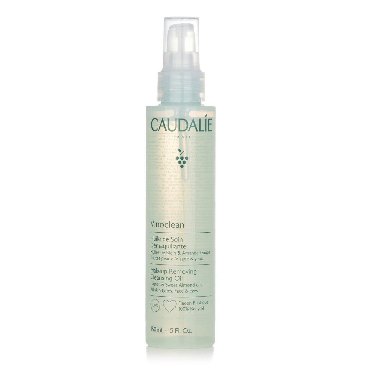 Caudalie - Vinoclean Makeup Removing Cleansing Oil (Face & Eyes) - 150ml/5oz