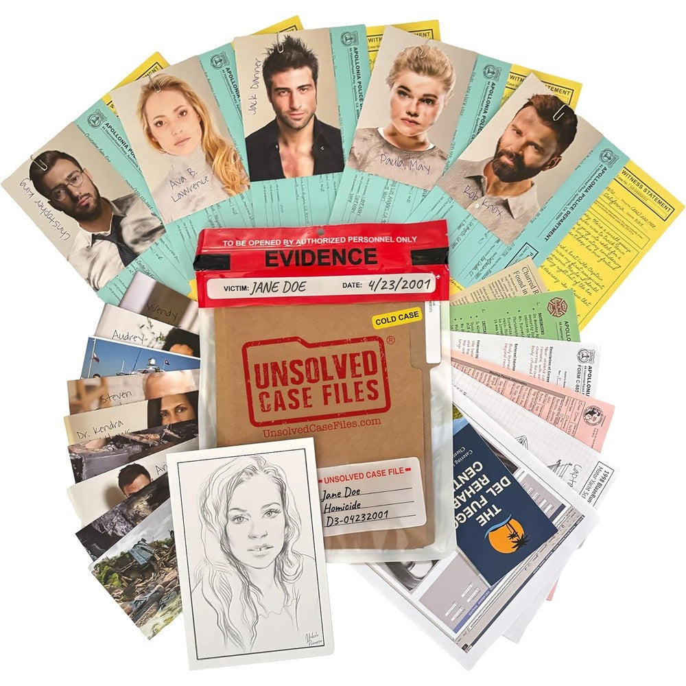 Unsolved Case Files: Jane Doe Board Game