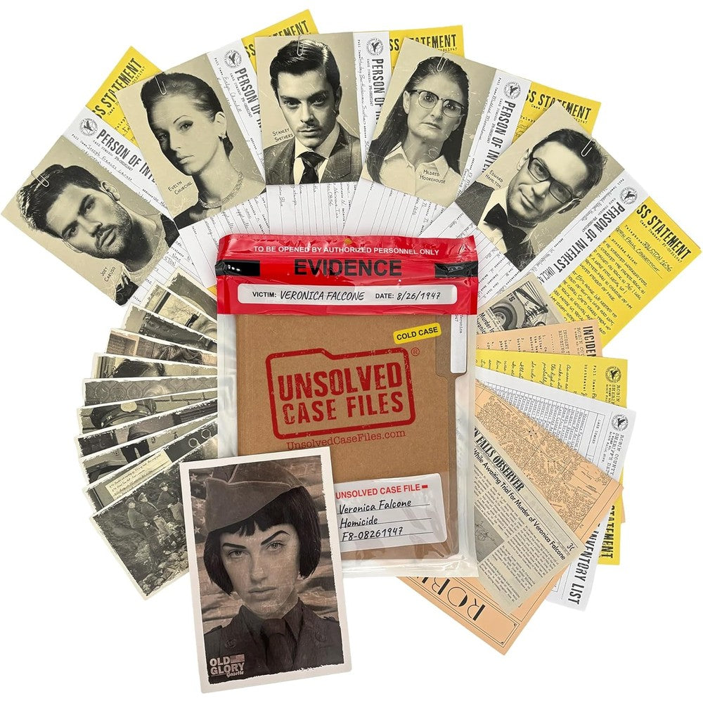 Unsolved Case Files: Veronica Falcone - Board Game