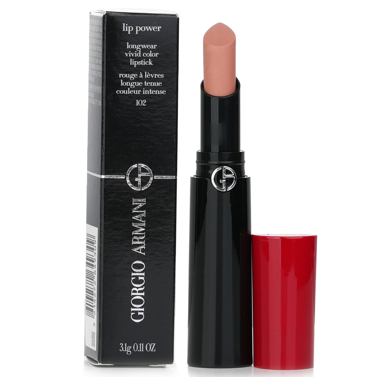 Giorgio Armani - Lip Power Longwear Vivid Color Lipstick - # 102 Romanza  - 3.1g