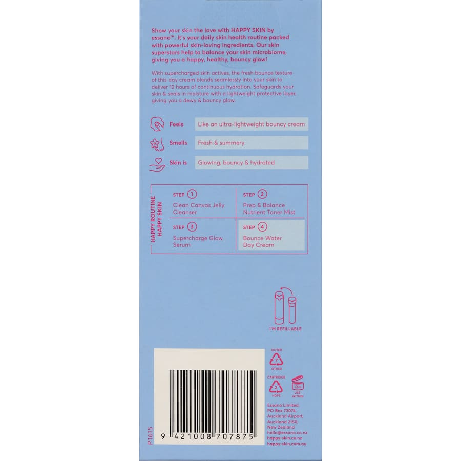 Essano Happy Skin Bounce Water Day Cream 45mL