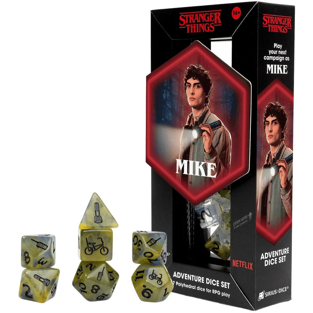 Sirius Dice - Stranger Things Adventure Dice - Mike