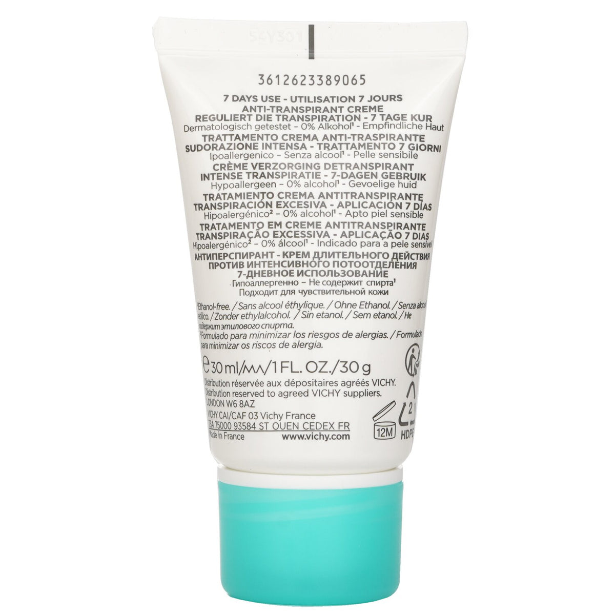 Vichy - 7 Days Anti-Perspirant Cream Treatment (For Intensive Perspiration) - 3