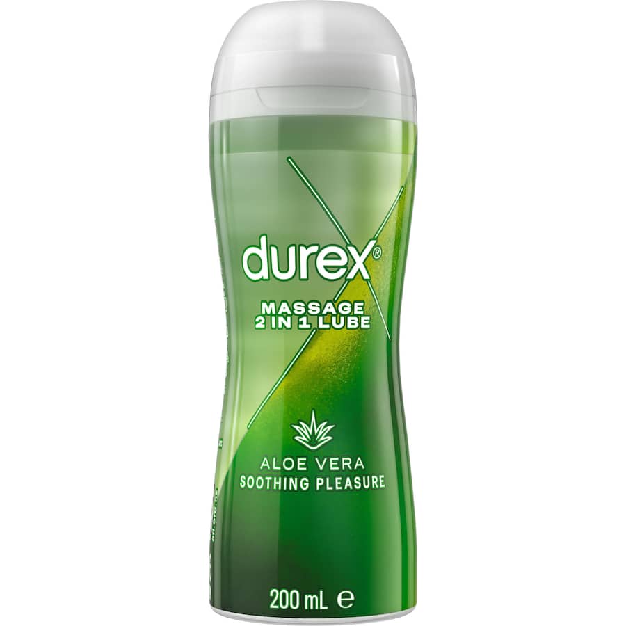Durex Play Lube Massage Gel 2 In 1 With Soothing Aloe Vera 200mL