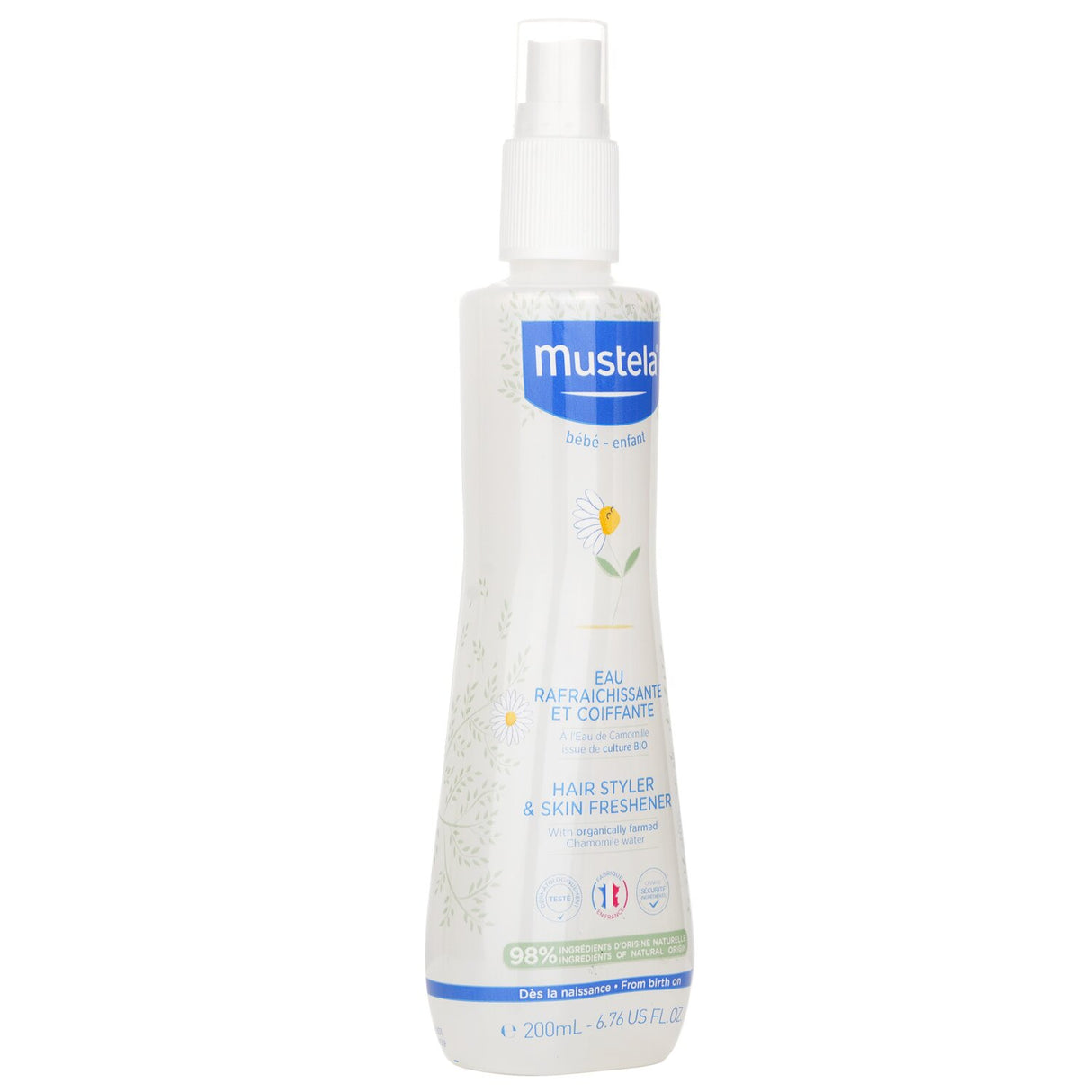 Mustela - Hair Styler & Skin Refreshener - With Organically Farmed Chamomile Wat