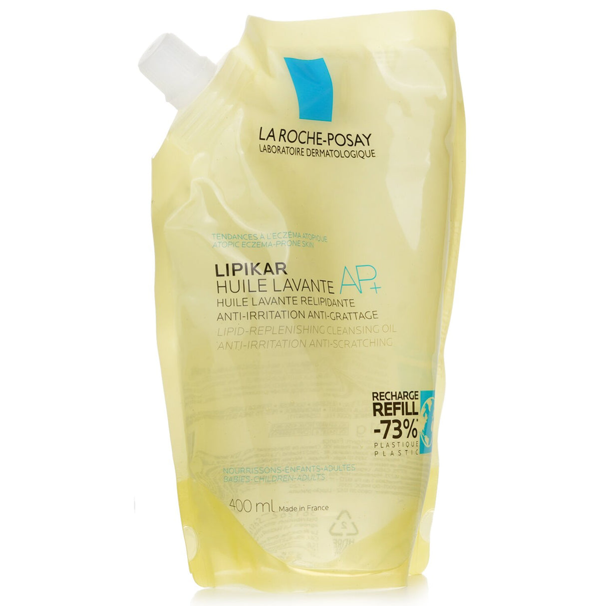 La Roche Posay - Lipikar AP+ Anti-Irritation Cleansing Oil Eco-Refill - 400ml/1